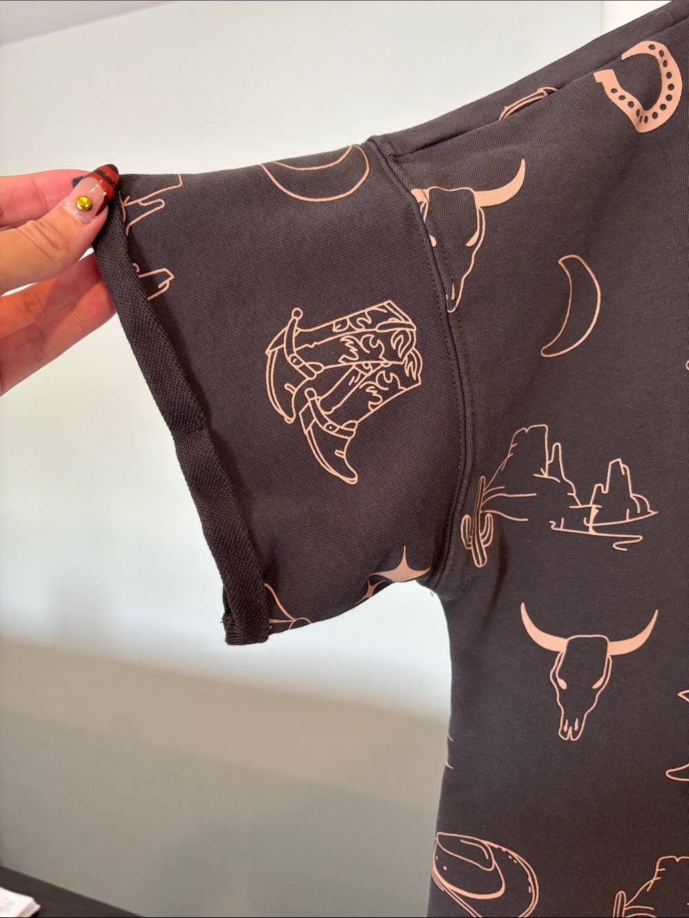 Umgee Western Cowgirl Tshirt Dress - Picture 3 of 3